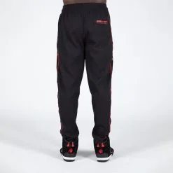 Gorilla Wear Buffalo Old School Workout Pants, Black/Red -butik med fitnessudstyr 9091009051R Gorilla Wear Buffalo Old School Workout Pants Black Red 04 0922