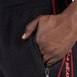 Gorilla Wear Buffalo Old School Workout Pants, Black/Red -butik med fitnessudstyr 9091009051R Gorilla Wear Buffalo Old School Workout Pants Black Red 07 0922