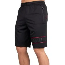 Gorilla Wear Branson Shorts, Black/Red -butik med fitnessudstyr 909389050 R Gorilla Wear Branson Shorts Black Red S 1 0320 2