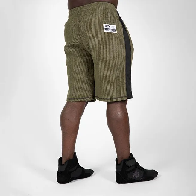 Gorilla Wear Augustine Old School Shorts, Army Green 2 Gorilla Wear Augustine Old School Shorts, Army Green - Billede 2