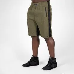 Gorilla Wear Augustine Old School Shorts, Army Green 71 Gorilla Wear Augustine Old School Shorts, Army Green -butik med fitnessudstyr 909394091R Gorilla Wear Augustine Old School Shorts Army Green 05 0321 1