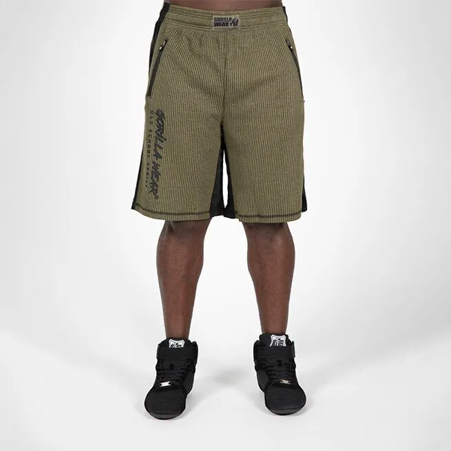 Gorilla Wear Augustine Old School Shorts, Army Green 6 Gorilla Wear Augustine Old School Shorts, Army Green - Billede 6