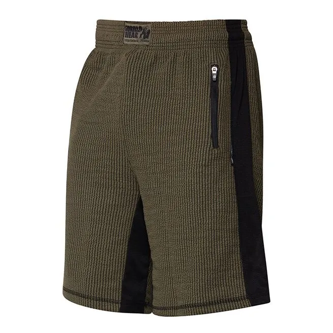 Gorilla Wear Augustine Old School Shorts, Army Green 11 Gorilla Wear Augustine Old School Shorts, Army Green - Billede 11
