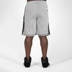Gorilla Wear Augustine Old School Shorts, Grey -butik med fitnessudstyr 909398001R Gorilla Wear Augustine Old School Shorts Grey 03 0321 2