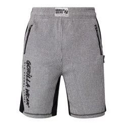 Gorilla Wear Augustine Old School Shorts, Grey -butik med fitnessudstyr 909398001r augustine old school shorts grey 2 2