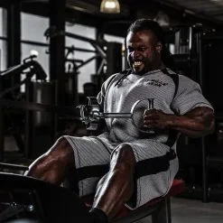 Gorilla Wear Augustine Old School Shorts, Grey -butik med fitnessudstyr 909398001r augustine old school shorts grey 4 3