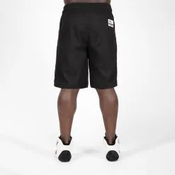 Gorilla Wear Augustine Old School Shorts, Grey -butik med fitnessudstyr 909399001R Gorilla Wear Augustine Old School Shorts Black 03 0321 3