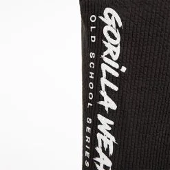 Gorilla Wear Augustine Old School Shorts, Grey -butik med fitnessudstyr 909399001R Gorilla Wear Augustine Old School Shorts Black 08 0321 3