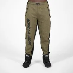 Gorilla Wear Augustine Old School Pants, Black -butik med fitnessudstyr 909404091R Gorilla Wear Augustine Old School Pants Army Green 06 0321 3