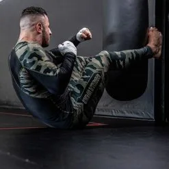 Gorilla Wear Franklin Men's Tights, Army Green Camo -butik med fitnessudstyr 90945409r franklin mens tights army green camo 3