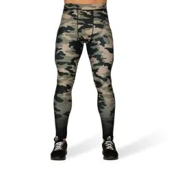 Gorilla Wear Franklin Men's Tights, Army Green Camo -butik med fitnessudstyr 90945409r franklin mens tights army green camo 4 1