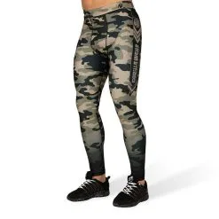 Gorilla Wear Franklin Men's Tights, Army Green Camo
