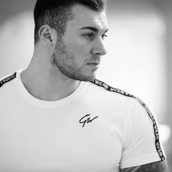 Gorilla Wear Chester T-Shirt, White/Black -butik med fitnessudstyr 909531090R Gorilla Wear Chester T Shirt WhiteBlack Juli20 05 2