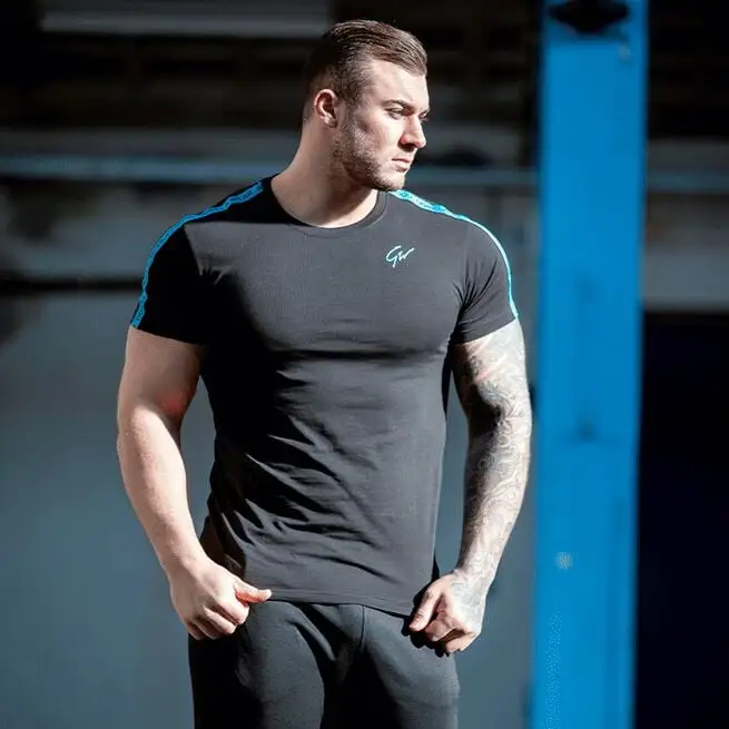 Gorilla Wear Chester T-Shirt, Black/Blue 5 Gorilla Wear Chester T-Shirt, Black/Blue - Billede 5