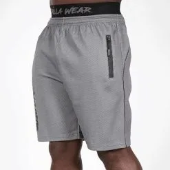 Gorilla Wear Mercury Mesh Shorts, Grey/Black -butik med fitnessudstyr 909578091R Gorilla Wear Mercury Mesh Shorts GreyBlack 02 nov20 3