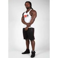 Gorilla Wear Mercury Mesh Shorts, Army Green/Black -butik med fitnessudstyr 909579051R Gorilla Wear Mercury Mesh Shorts BlackRed 04 nov20