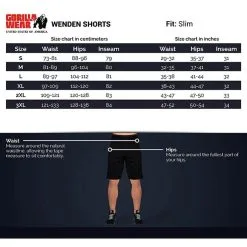 Gorilla Wear Wenden Track Shorts, Black/Gold 23 Gorilla Wear Wenden Track Shorts, Black/Gold -butik med fitnessudstyr 909599010R Gorilla Weear Wenden Track Shorts feb21