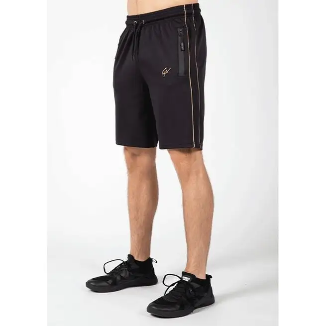 Gorilla Wear Wenden Track Shorts, Black/Gold 6 Gorilla Wear Wenden Track Shorts, Black/Gold - Billede 6