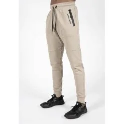 Gorilla Wear Newark Pants, Beige -butik med fitnessudstyr 909621200R Gorilla Wear Newark Pants beige 01 mars21 1
