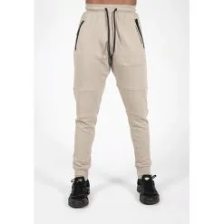 Gorilla Wear Newark Pants, Beige -butik med fitnessudstyr 909621200R Gorilla Wear Newark Pants beige 02 mars21 1