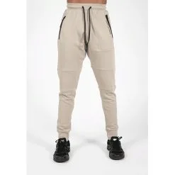 Gorilla Wear Newark Pants, Beige -butik med fitnessudstyr 909621200R Gorilla Wear Newark Pants beige 02 mars21