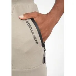 Gorilla Wear Newark Pants, Beige -butik med fitnessudstyr 909621200R Gorilla Wear Newark Pants beige 03 mars21 1