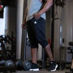 Gorilla Wear Knoxville 3/4 Sweatpants, Black -butik med fitnessudstyr 90966900R Gorilla Wear Knoxville 3 4 Sweatpants Black 07 0821
