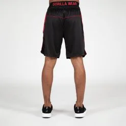 Gorilla Wear Atlanta Shorts, Black/Red -butik med fitnessudstyr 909989051R Gorilla Wear Atlanta Shorts Black Red 05 0922