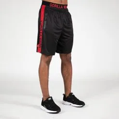 Gorilla Wear Atlanta Shorts, Black/Red -butik med fitnessudstyr 909989051R Gorilla Wear Atlanta Shorts Black Red 07 0922
