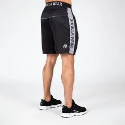 Gorilla Wear Atlanta Shorts, Black/Grey -butik med fitnessudstyr 909989081R Gorilla Wear Atlanta Shorts Black Grey 04 0922
