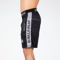 Gorilla Wear Atlanta Shorts, Black/Grey -butik med fitnessudstyr 909989081R Gorilla Wear Atlanta Shorts Black Grey 05 0922