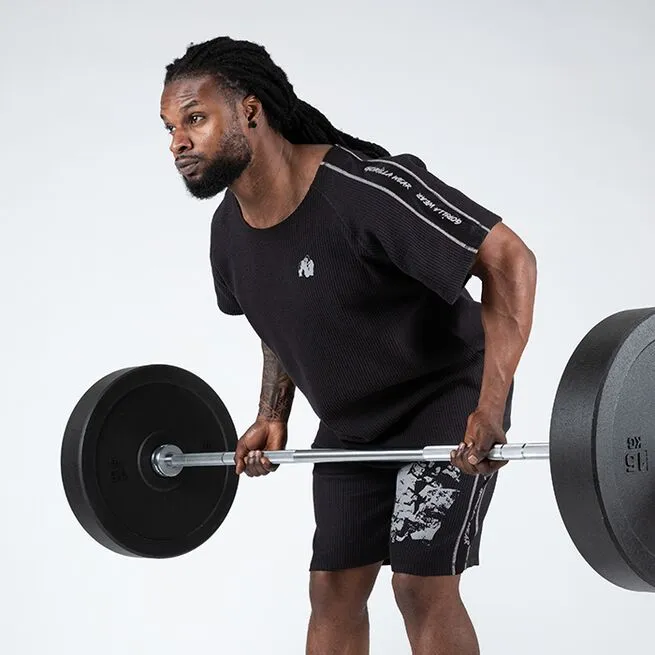 Gorilla Wear Buffalo Old School Workout Shorts, Black/Grey 8 Gorilla Wear Buffalo Old School Workout Shorts, Black/Grey - Billede 8