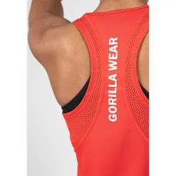 Gorilla Wear Seattle Tank Top, Red -butik med fitnessudstyr 91111500R Gorilla Wear Seattle Tank Top Red 03 april22