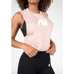 Gorilla Wear Addison Drop Armhole Tank Top, Pink -butik med fitnessudstyr 91112600R Gorilla Wear Addison Drop Armhole Tank Top Pink 02 april22