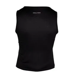 Gorilla Wear Estelle Twisted Crop Top, Black -butik med fitnessudstyr 91527900R Gorilla Wear Estelle Twisted Crop Top Black 07 april22