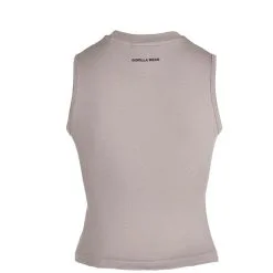 Gorilla Wear Livonia Crop Top, Beige -butik med fitnessudstyr 915371200R Gorilla Wear Livonia Crop Top Beige 0922 3
