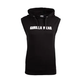 Gorilla Wear Virginia Sleeveless Hoodie, Black