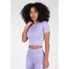 Gorilla Wear Selah Seamless Crop Top, Lilac