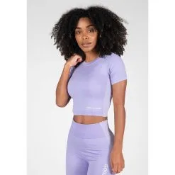 Gorilla Wear Selah Seamless Crop Top, Lilac