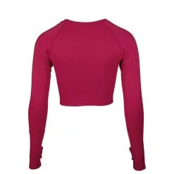 Gorilla Wear Hilton Seamless Long Sleeve, Fuchsia -butik med fitnessudstyr 91603600R Gorilla Wear Hilton Seamless Long Sleeve Fuchsia 07 april22
