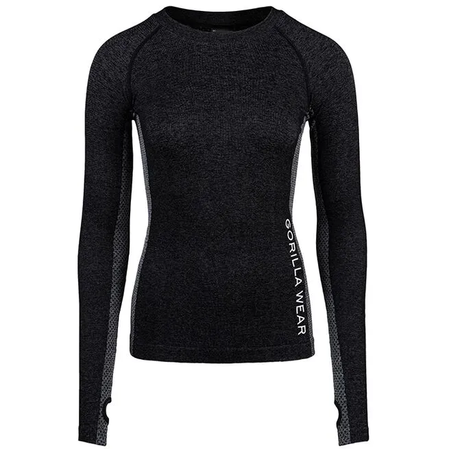Gorilla Wear Selah Seamless Long Sleeve, Black 7 Gorilla Wear Selah Seamless Long Sleeve, Black - Billede 7