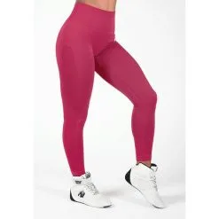 Gorilla Wear Hilton Seamless Leggings, Fuchsia -butik med fitnessudstyr 91944600R Gorilla Wear Hilton Seamless Leggings Fuchsia 02 april22