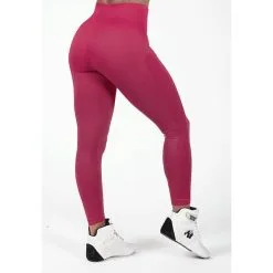 Gorilla Wear Hilton Seamless Leggings, Fuchsia -butik med fitnessudstyr 91944600R Gorilla Wear Hilton Seamless Leggings Fuchsia 03 april22