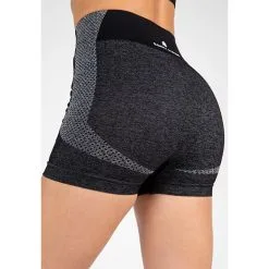 Gorilla Wear Selah Seamless Shorts, Black -butik med fitnessudstyr 91962900 Gorilla wear selah seamless shorts black 14 04 mars23