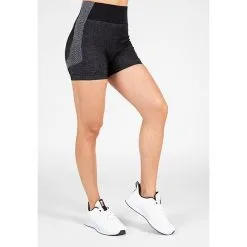 Gorilla Wear Selah Seamless Shorts, Black -butik med fitnessudstyr 91962900 Gorilla wear selah seamless shorts black 14 05 mars23
