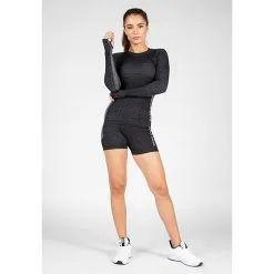 Gorilla Wear Selah Seamless Shorts, Black -butik med fitnessudstyr 91962900 Gorilla wear selah seamless shorts black 14 07 mars23