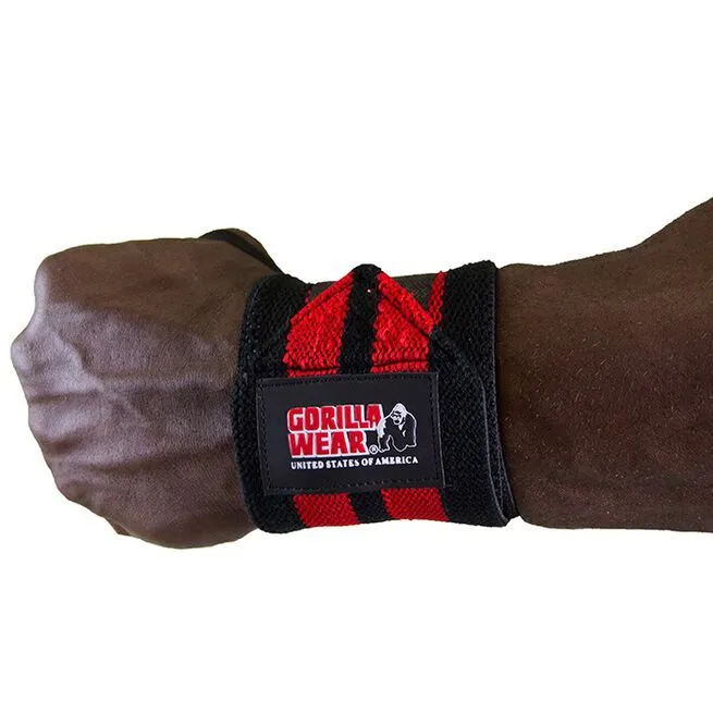 Gorilla Wear Gear Wrist Wraps Pro, Black/red 4 Gorilla Wear Gear Wrist Wraps Pro, Black/red - Billede 4