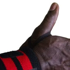 Gorilla Wear Gear Wrist Wraps Pro, Black/red 12 Gorilla Wear Gear Wrist Wraps Pro, Black/red -butik med fitnessudstyr 9910690000 wrist wraps pro black red 4
