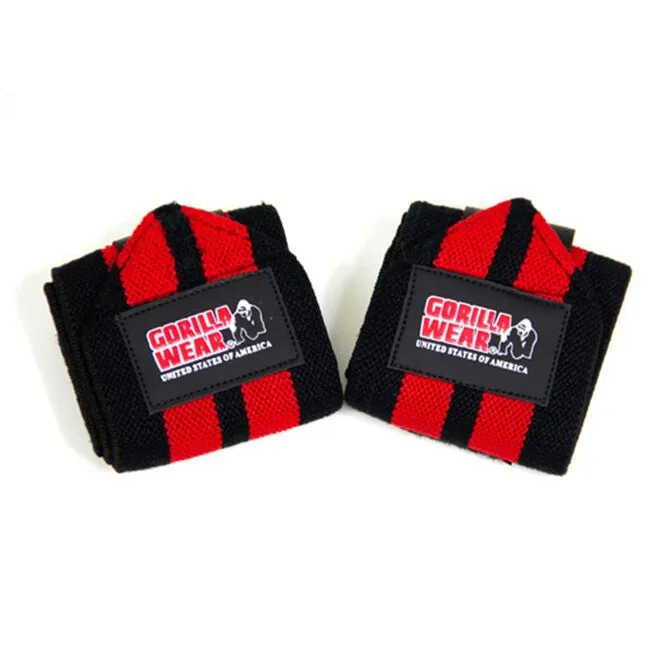 Gorilla Wear Gear Wrist Wraps Pro, Black/red 1 Gorilla Wear Gear Wrist Wraps Pro, Black/red