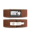 Gorilla Wear Gear 4 Inch Powerlifting Lever Belt, Brown
